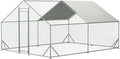 Large Metal Chicken Coop with Waterproof Cover (10' L x 13 W x 6.56' H) G704