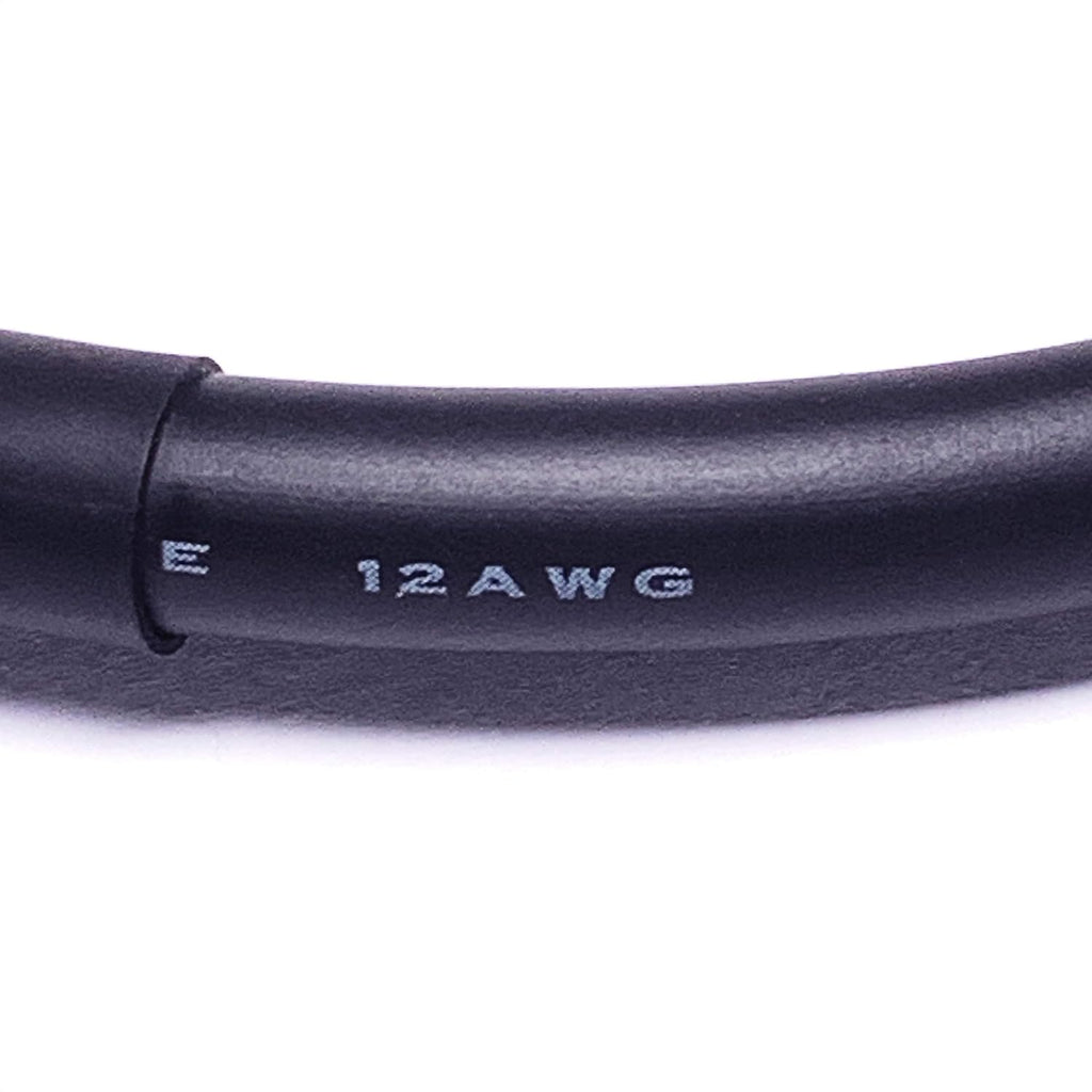 Low Noise 12 Gauge RCA Audio Patch Cable (1 Foot) Y230