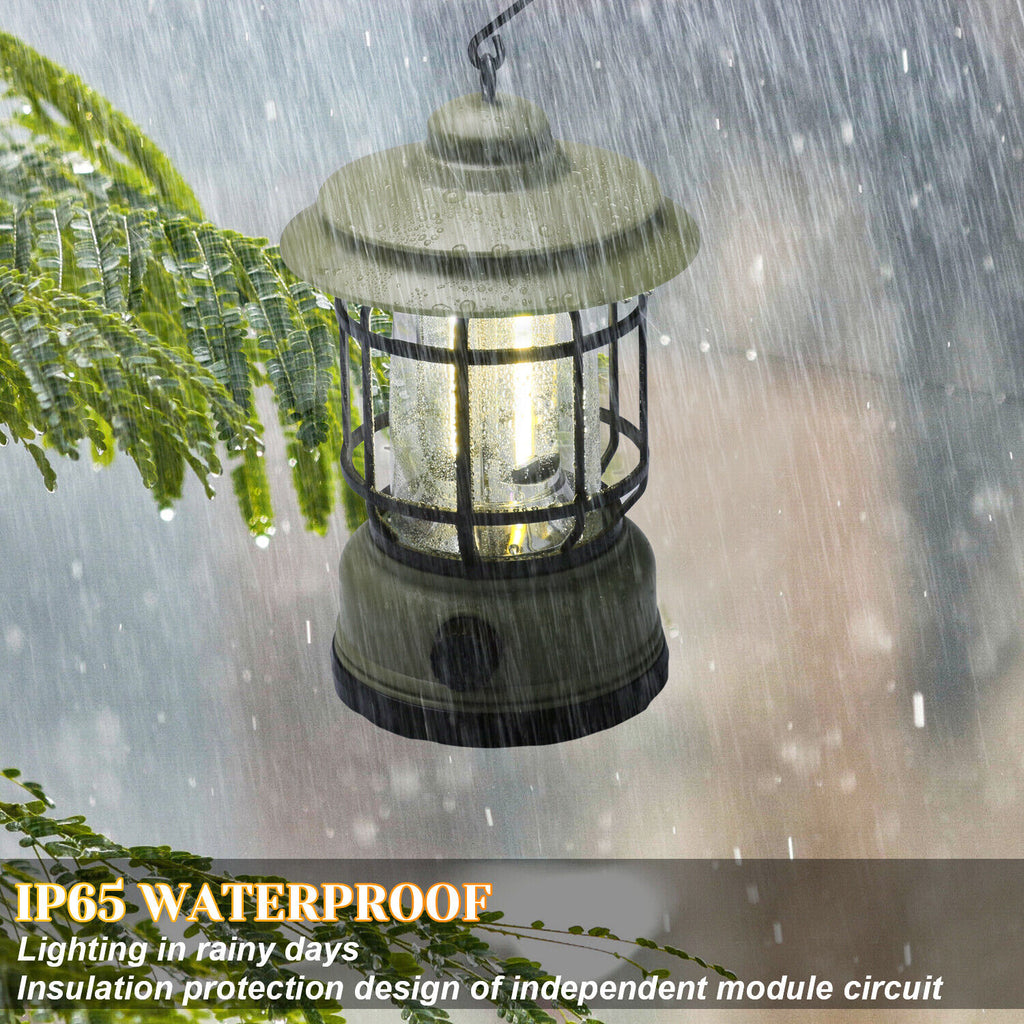 USB Rechargeable LED Camping Lantern Flashlight Lamp V556