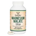 Magnesium Malate Capsules 420 Count 1,500mg Vegan Gluten Free C873