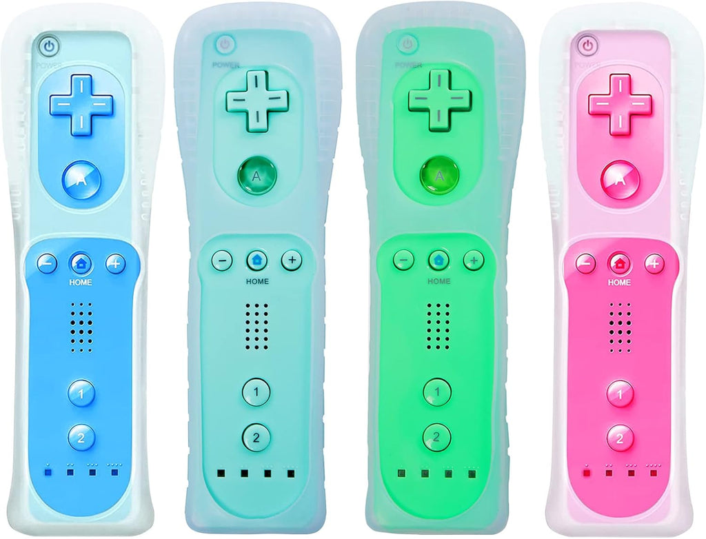 Wii Remote Controller 4 Pack Silicone Case and Wrist Strap T55551