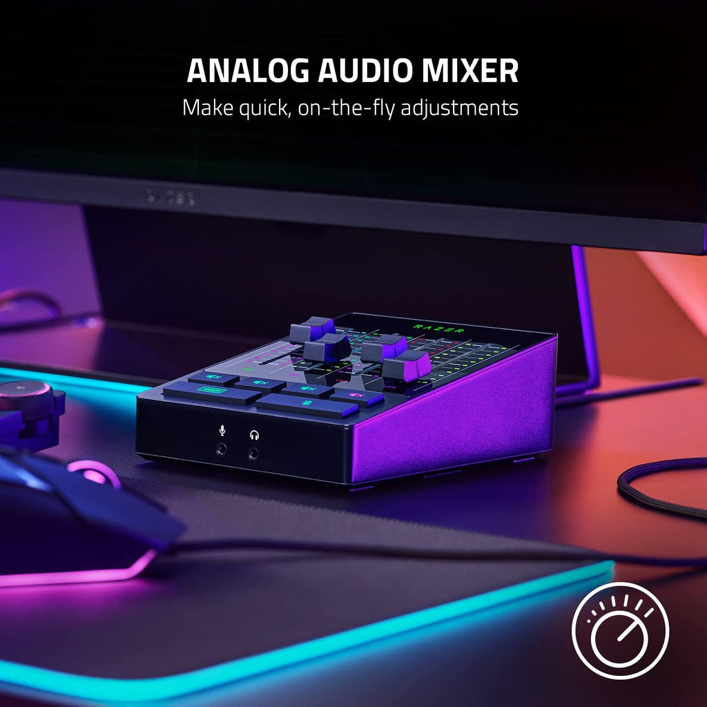 4-Channel Audio Mixer with XLR Preamp and USB Connectivity H138706