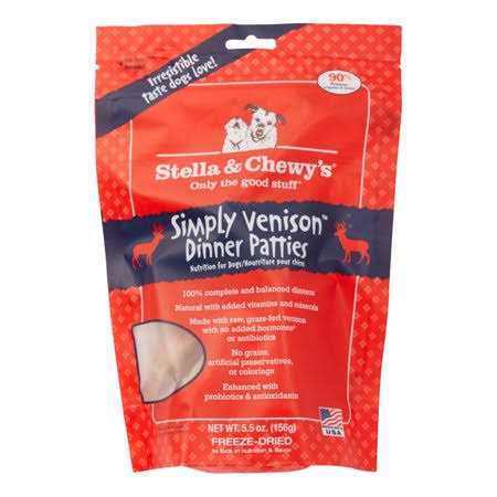 Freeze Dried Dog Food Dinner Patties Venison Blend Y646480