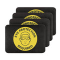 Black Safety Message Mat V995