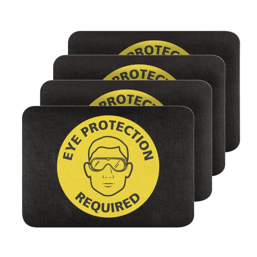 Black Safety Message Mat V995