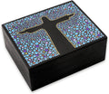 Azure Wood Jewelry Box N977