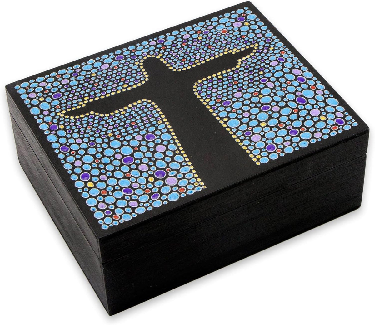 Azure Wood Jewelry Box N977
