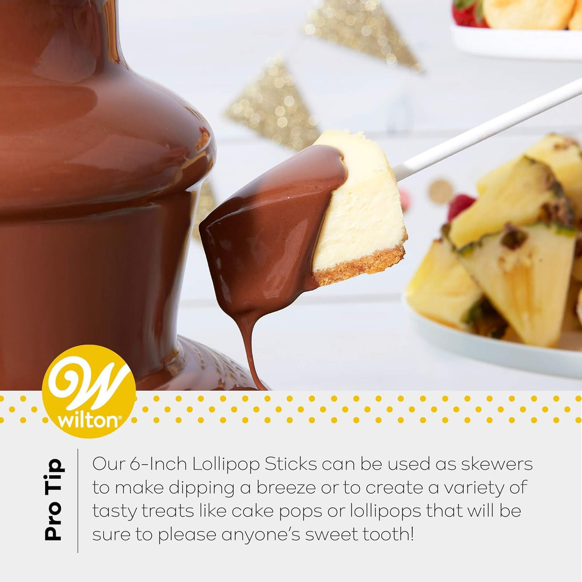 Chocolate Fountain, 3-Tier, 16-Inches Tall, 4-lb Capacity M35461