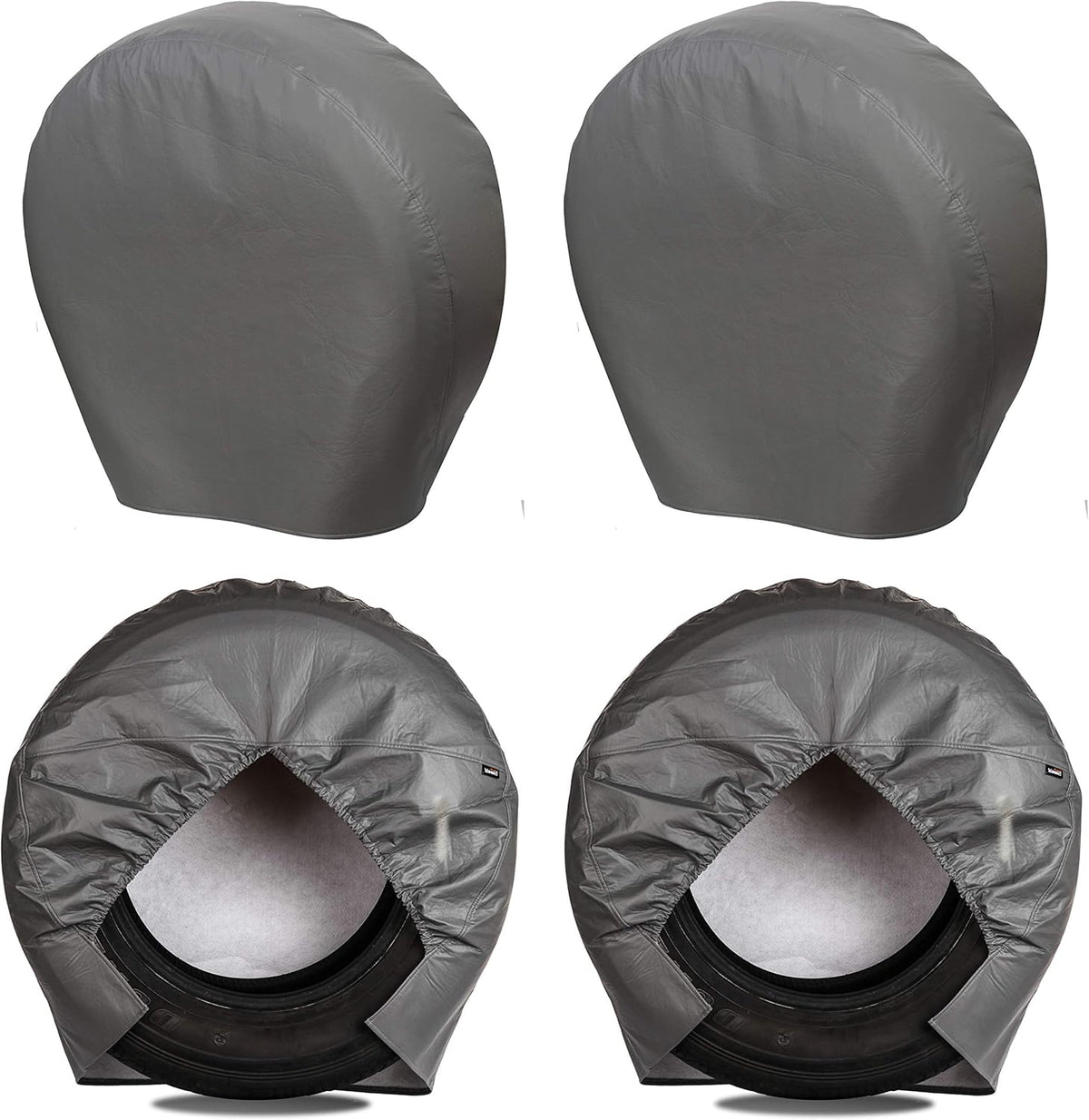 Tough Tire Covers for RV Wheel 4 Pack Black Y53837