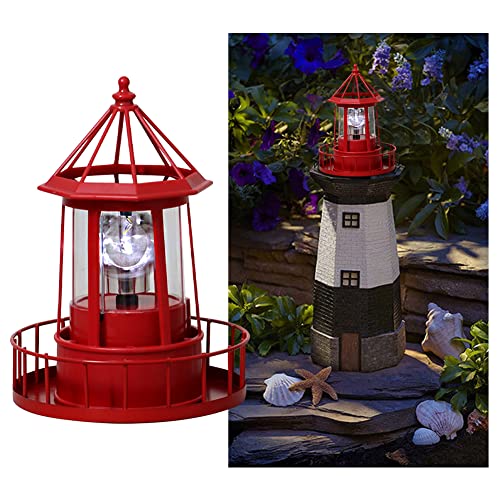 Solar Powered Lighthouse Outdoor Light T285852