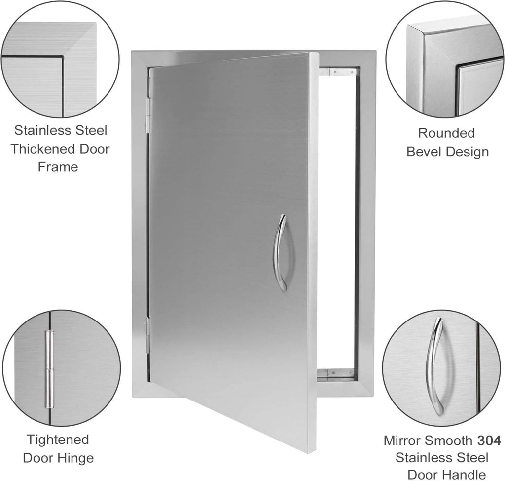 Stainless Steel Outdoor Kitchen Access Door U792249