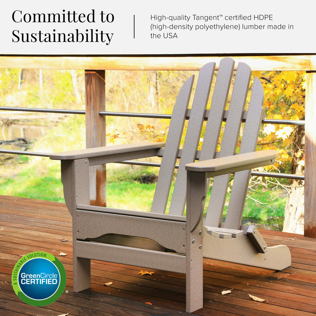 Oversized All-Weather Adirondack Chair E4212