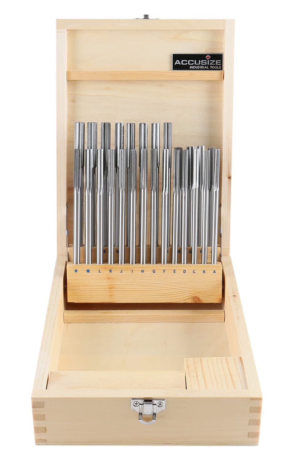 14 Pc H.S.S. Chucking Reamer Set in Fitted Case K326