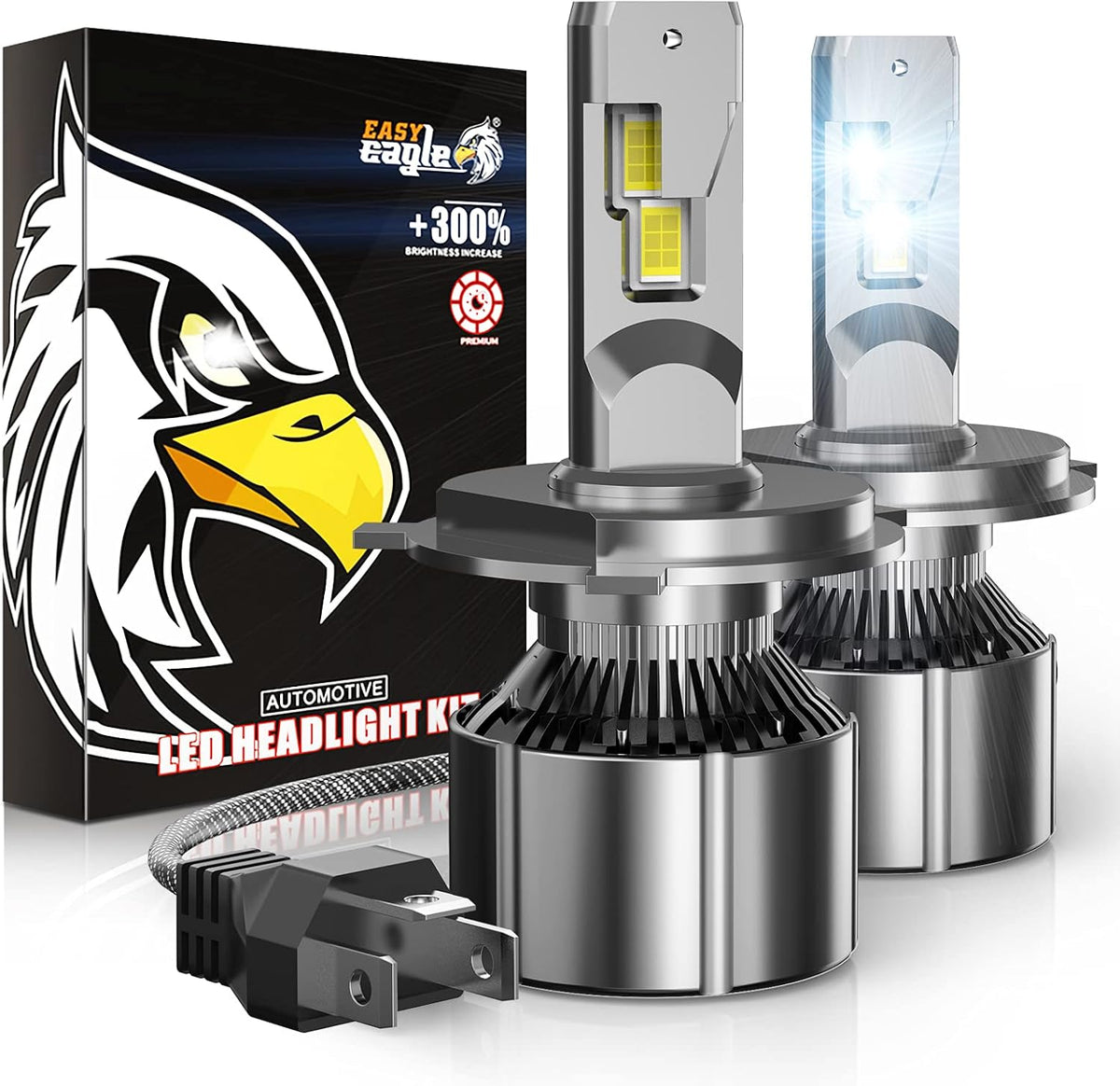 H7 LED Headlight Bulb 6500K Cold White Conversion Kit Pack of 2 U3759