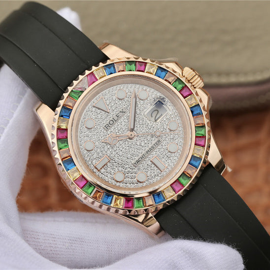 40mm Rubber Strap Watch T9576