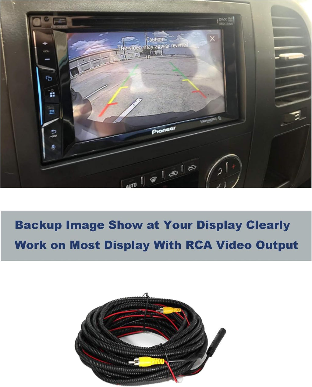 Black Tailgate Handle with Backup Camera I44033