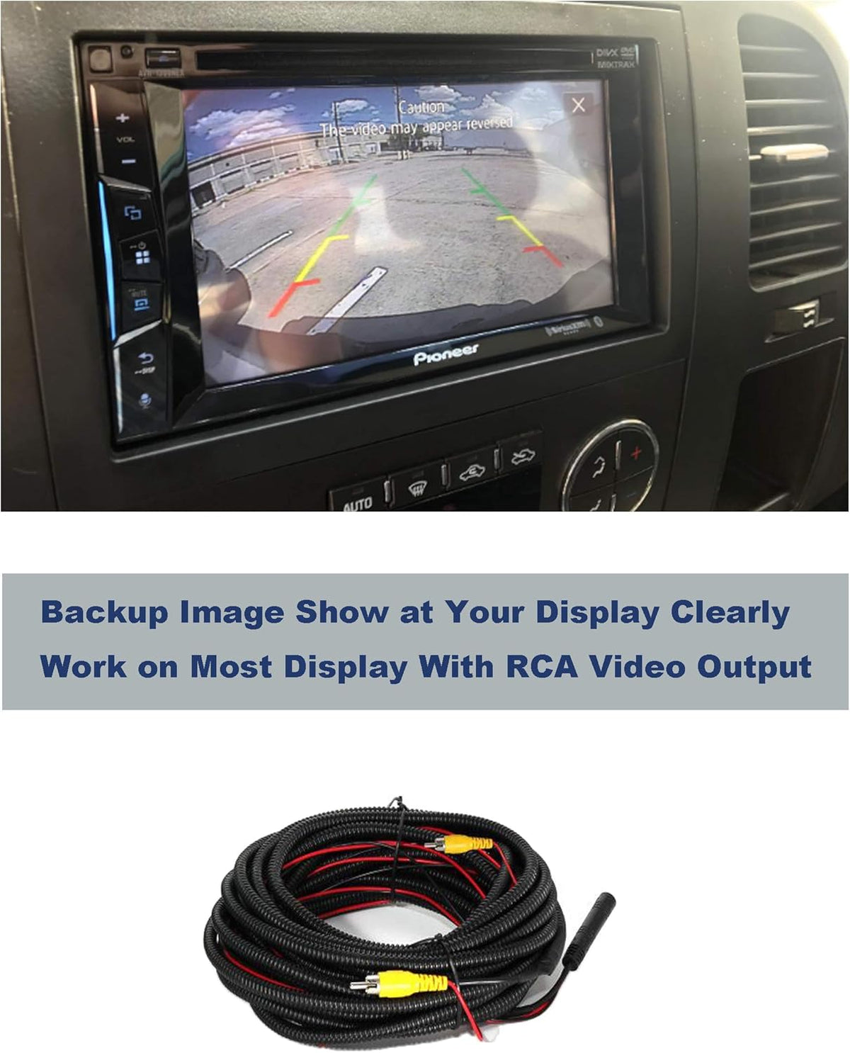 Black Tailgate Handle with Backup Camera I44033
