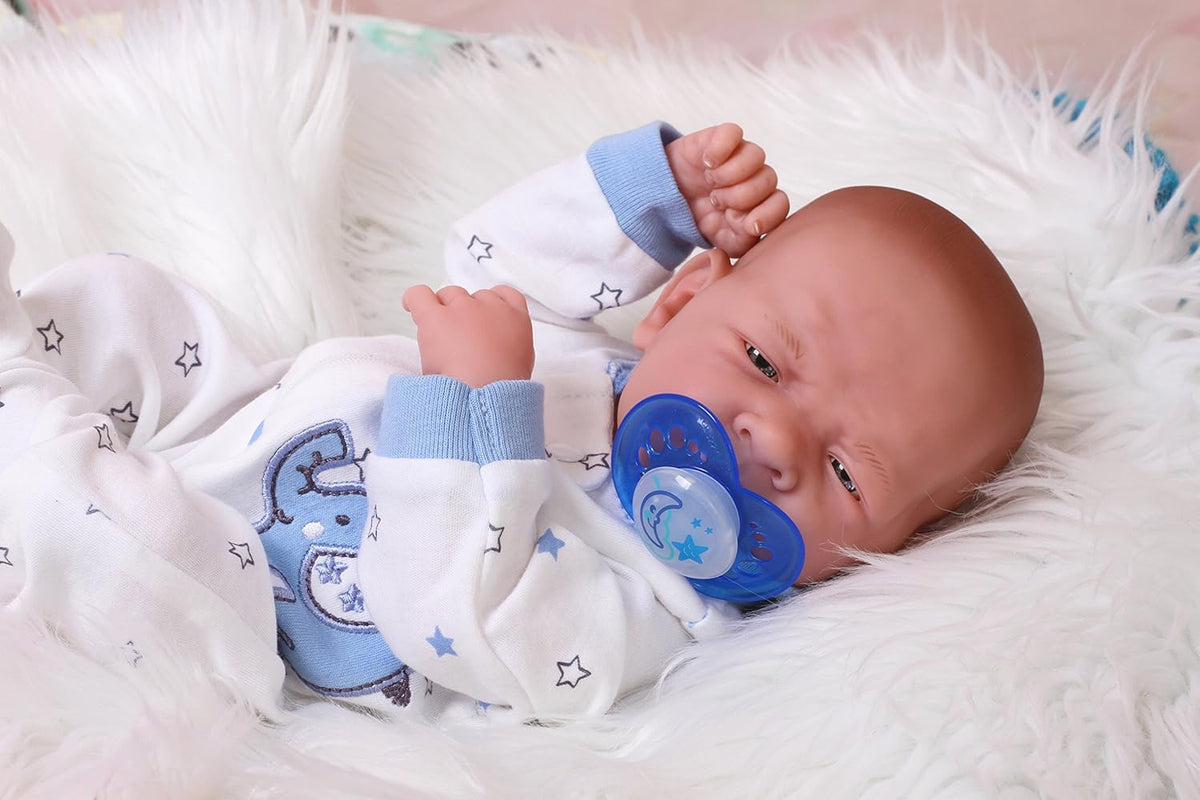 15” Washable Soft Vinyl Reborn Baby Boy Doll R569