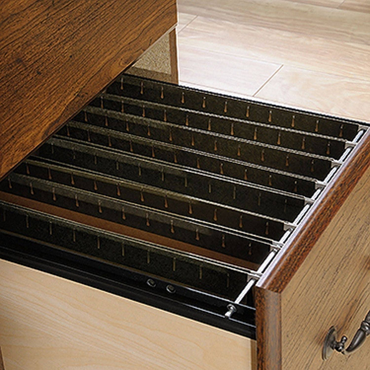 Milled Cherry Computer Desk with Hutch I599