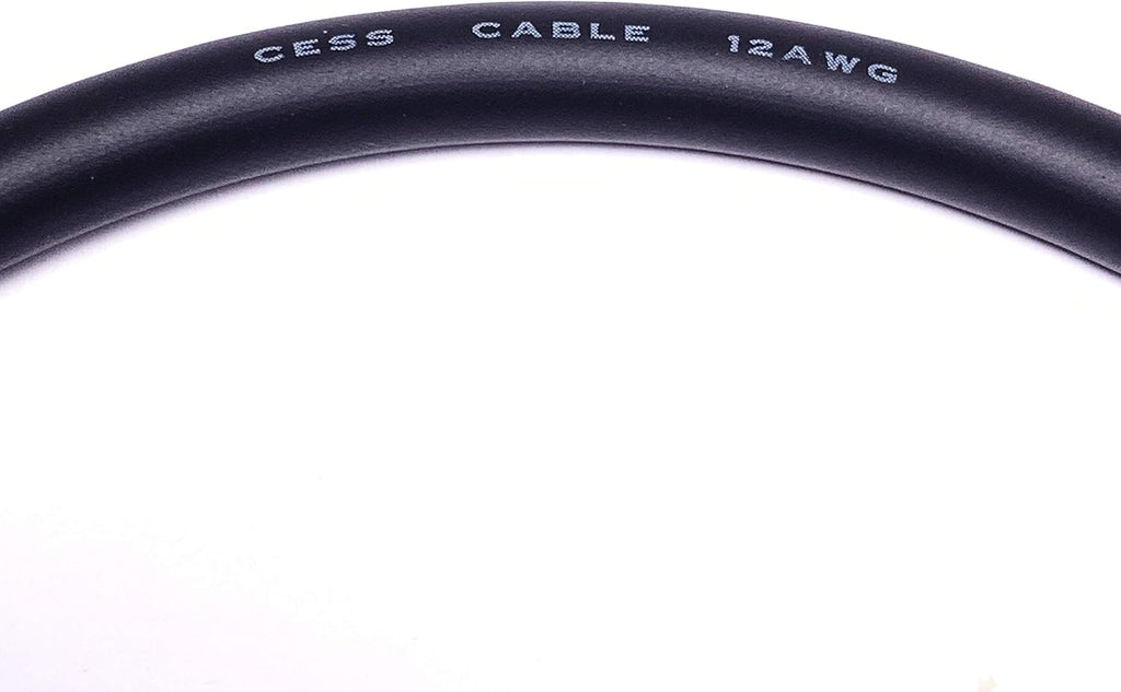 Low Noise 12 Gauge RCA Audio Patch Cable (1 Foot) Y230