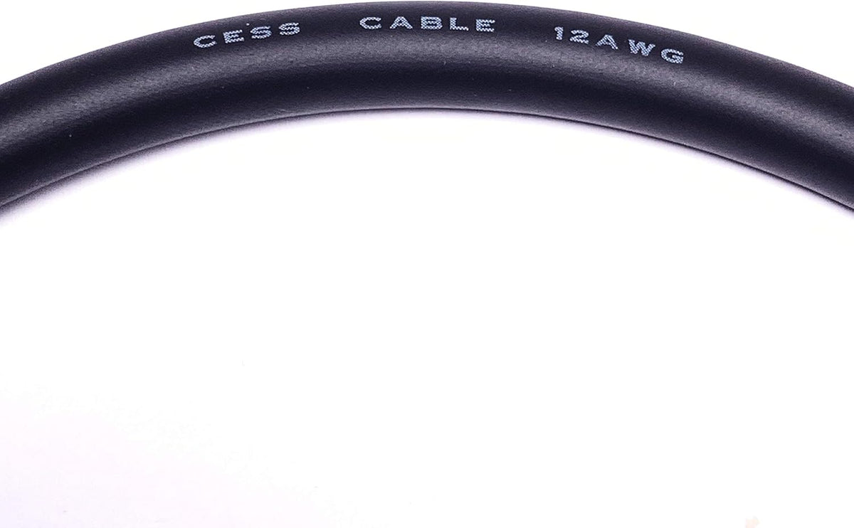 Low Noise 12 Gauge RCA Audio Patch Cable (1 Foot) Y230