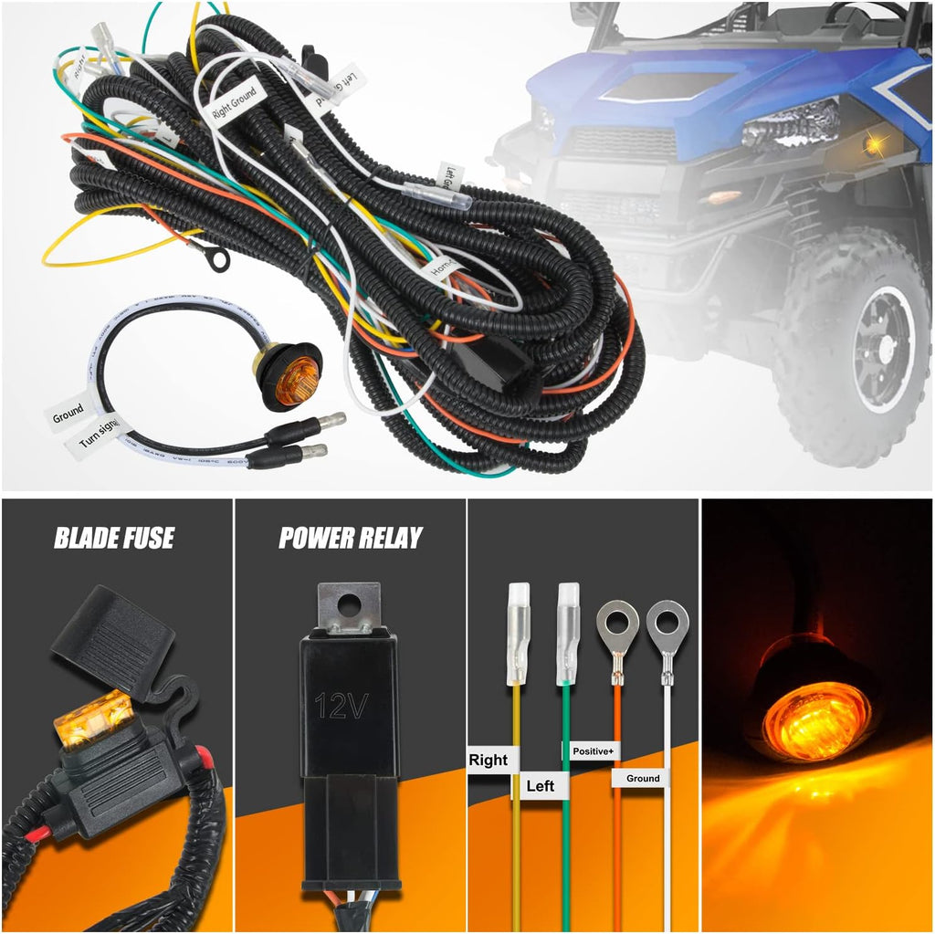 UTV Turn Signal Kit with Horn and LED Blinker C819