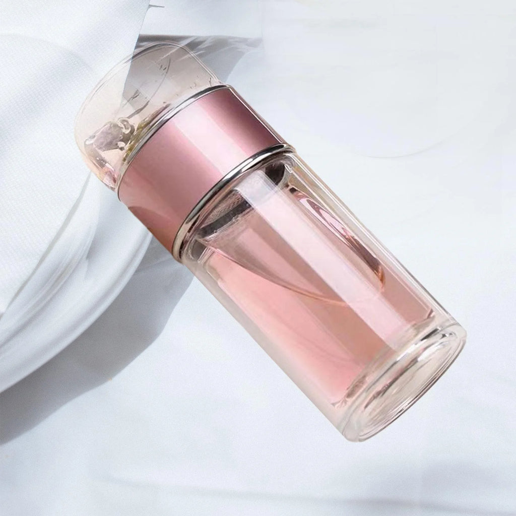 Glass Tea Infuser Bottle 350ml A6669