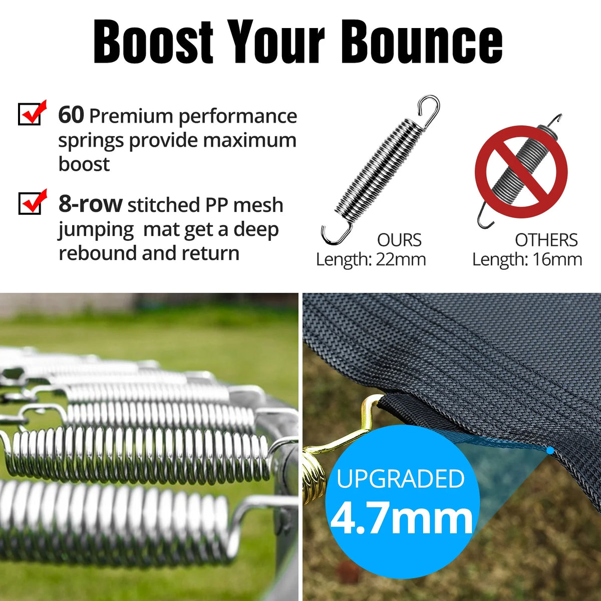 10FT Trampoline with Enclosure Net and Ladder W97520