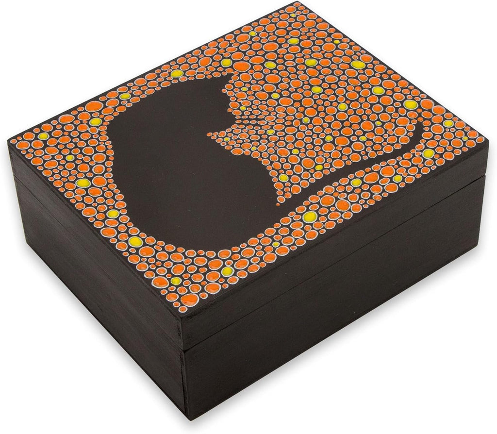 Azure Wood Jewelry Box N977