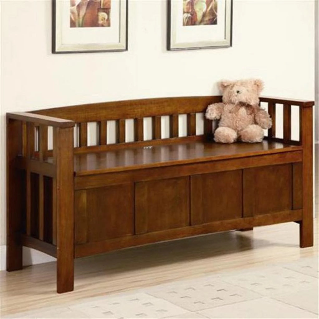Wood Storage Bench with Flip Top O246