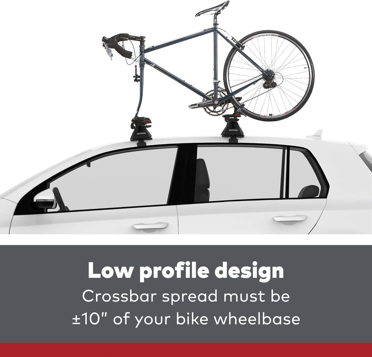 Fork Mount Bike Carrier for Roof Racks, 1 Bike Capacity X551272