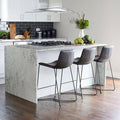 Vegan Leather Bar Stool M935