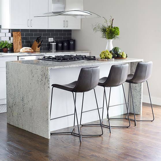Vegan Leather Bar Stool M935