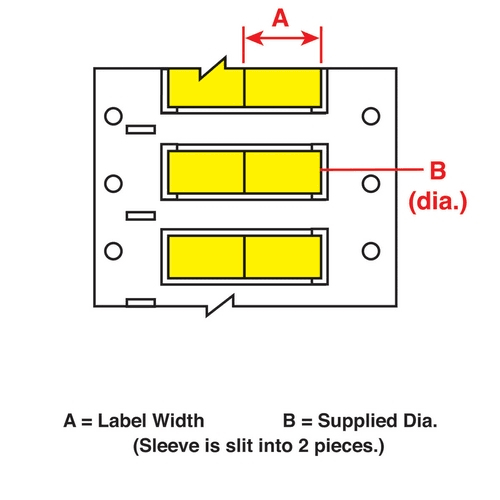 Double Sided Wire Marking Sleeve D380