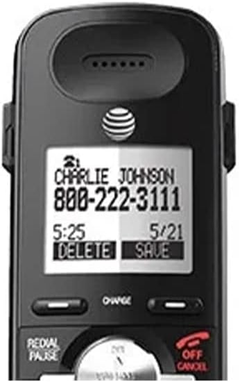 2-Line Expandable Cordless Phone with Answering System, 6 Handsets, Black T297087