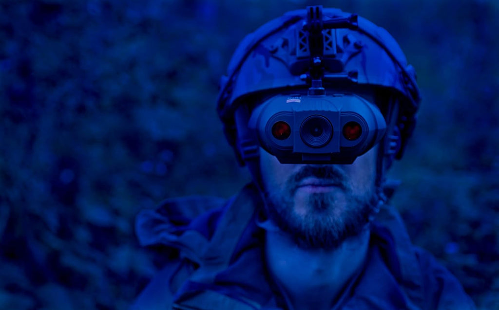 Night Vision Goggles Digital Infrared 1x Magnification 75yd Range Rechargeable Battery H443