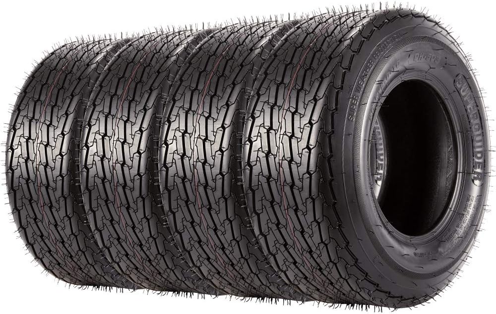 Set of 4 Trailer Tires 20.5x8-10 Load Range E 10PR M131