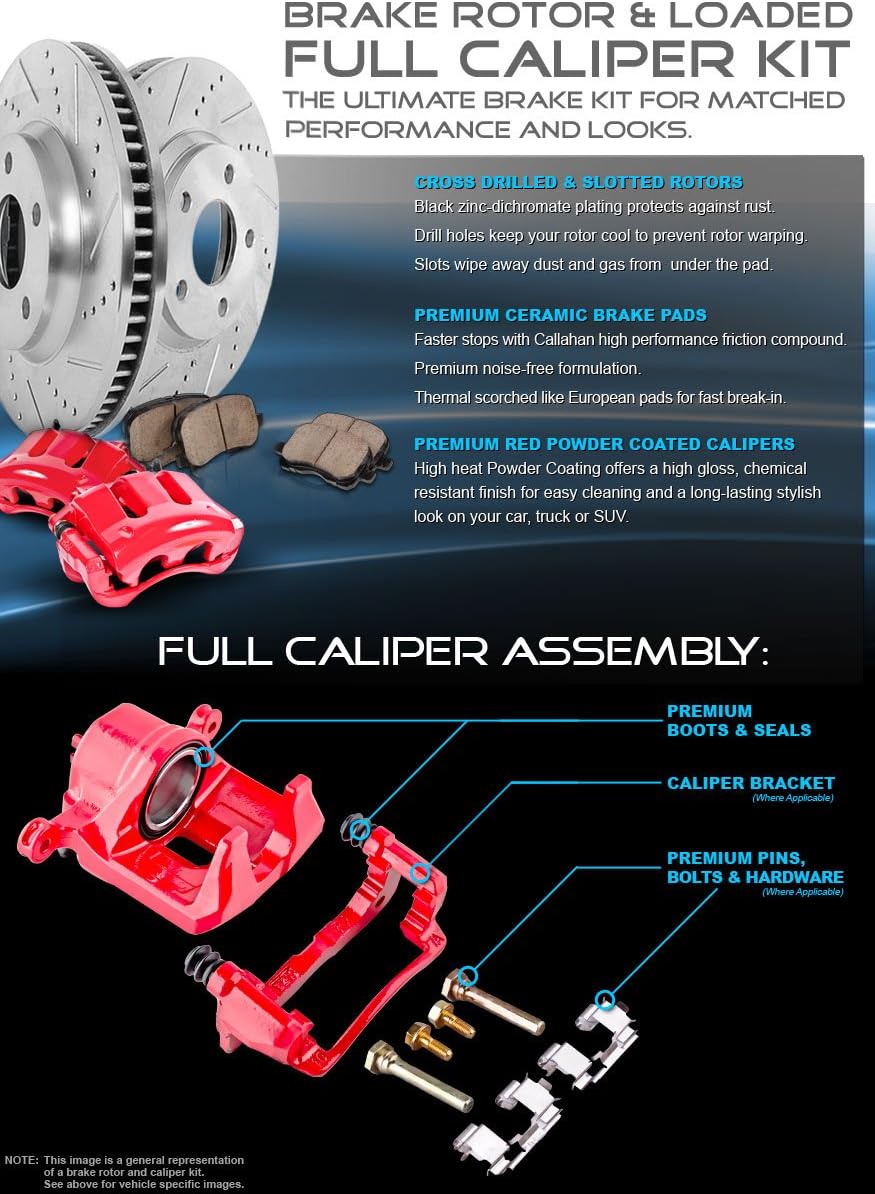 6 Lug Brake Rotors and Brake Pads with Clips Z444