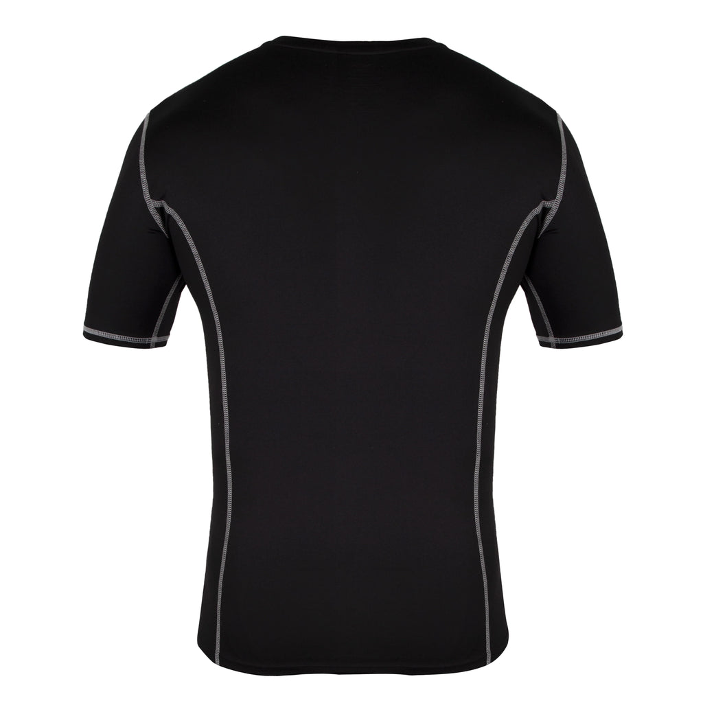 Black Compression Crewneck Tee O80912