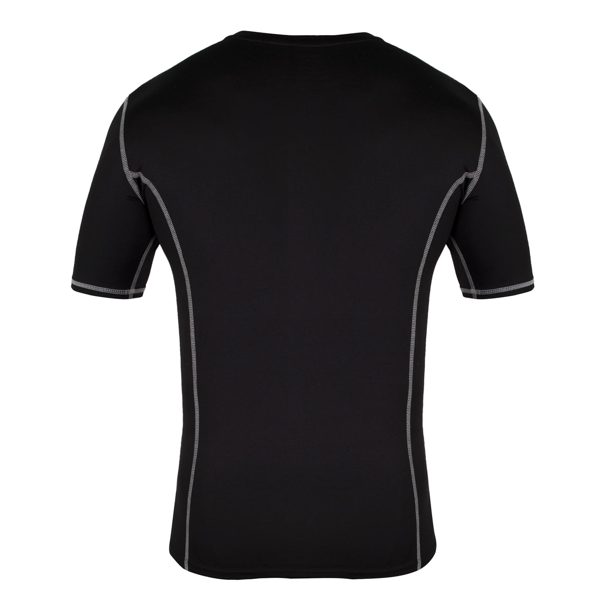 Black Compression Crewneck Tee O80912