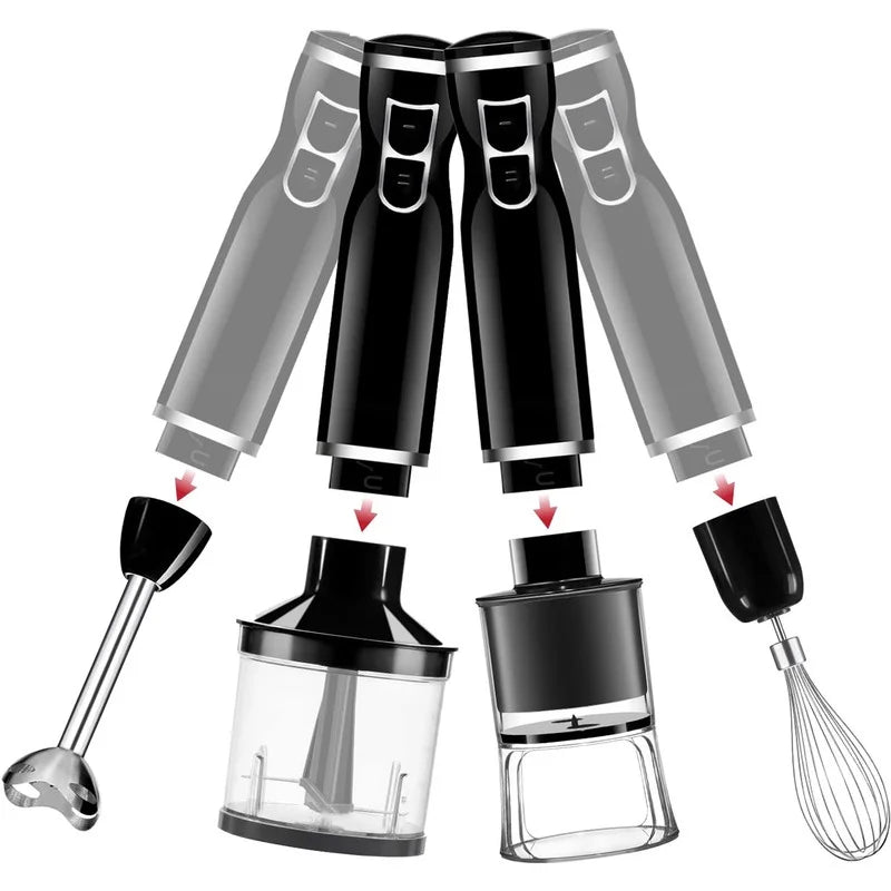 Countertop Blender & Immersion Blender 6-in-1 Food Prep Combo Kit A863804