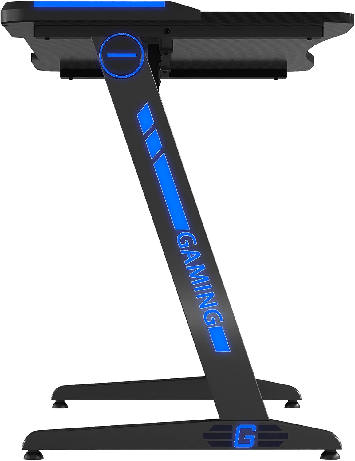 47 inch R-Shaped Gaming Desk with RGB Lighting P669