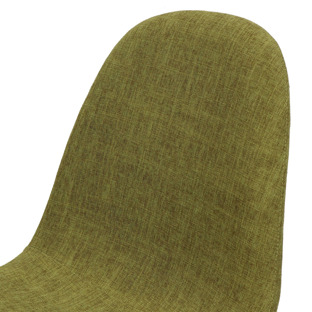 Green Fabric Dining Chair Set of 2 D74274