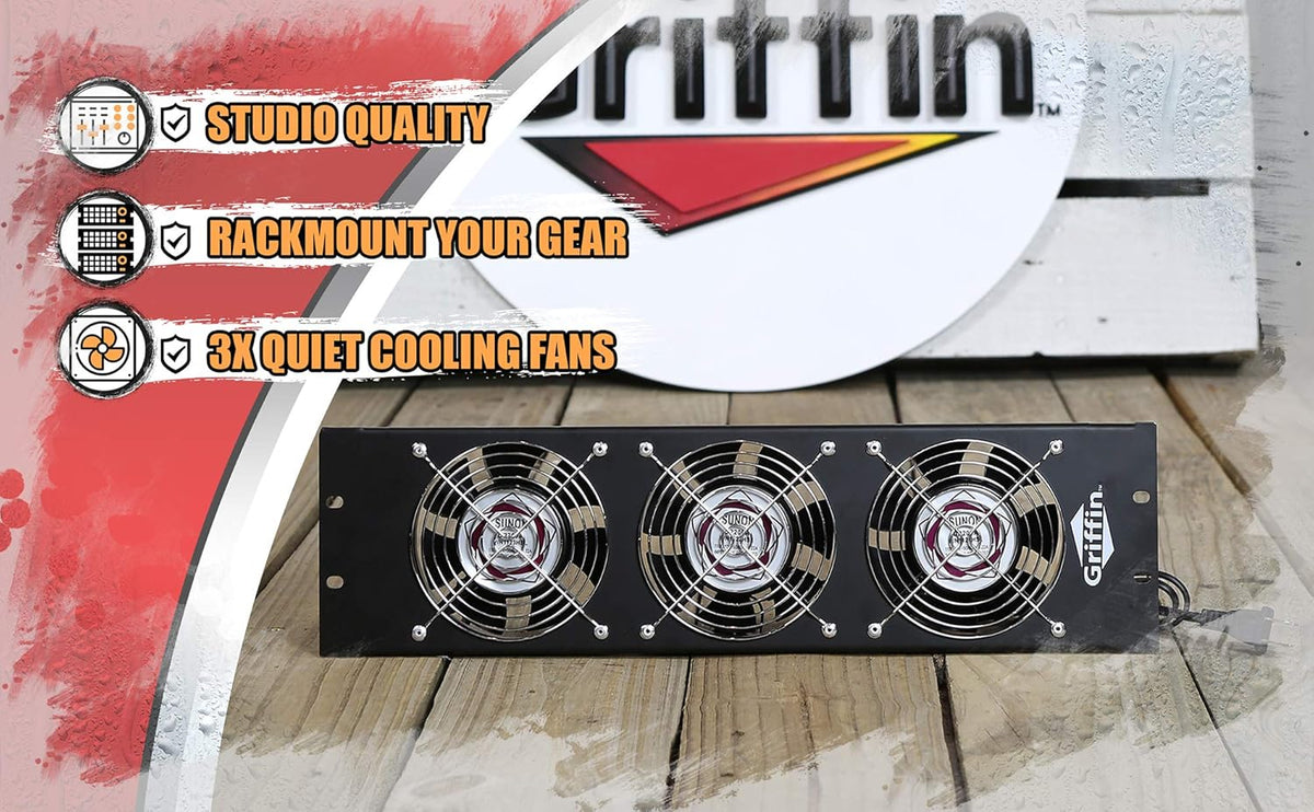 Rackmount Cooling Fan 3U Triple Exhaust Fans H929