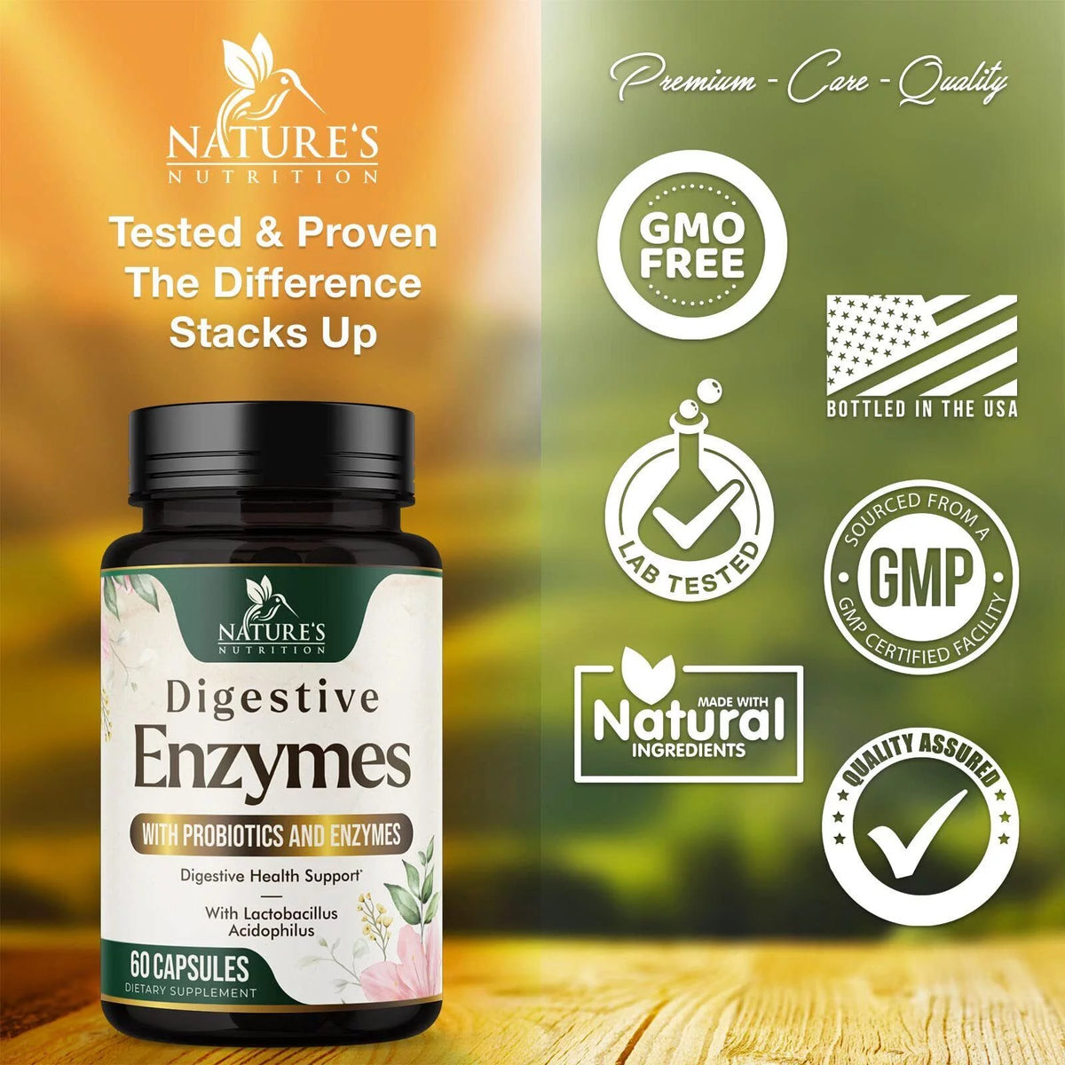 Probiotic Digestive Multi Enzymes 60 Capsules M514163