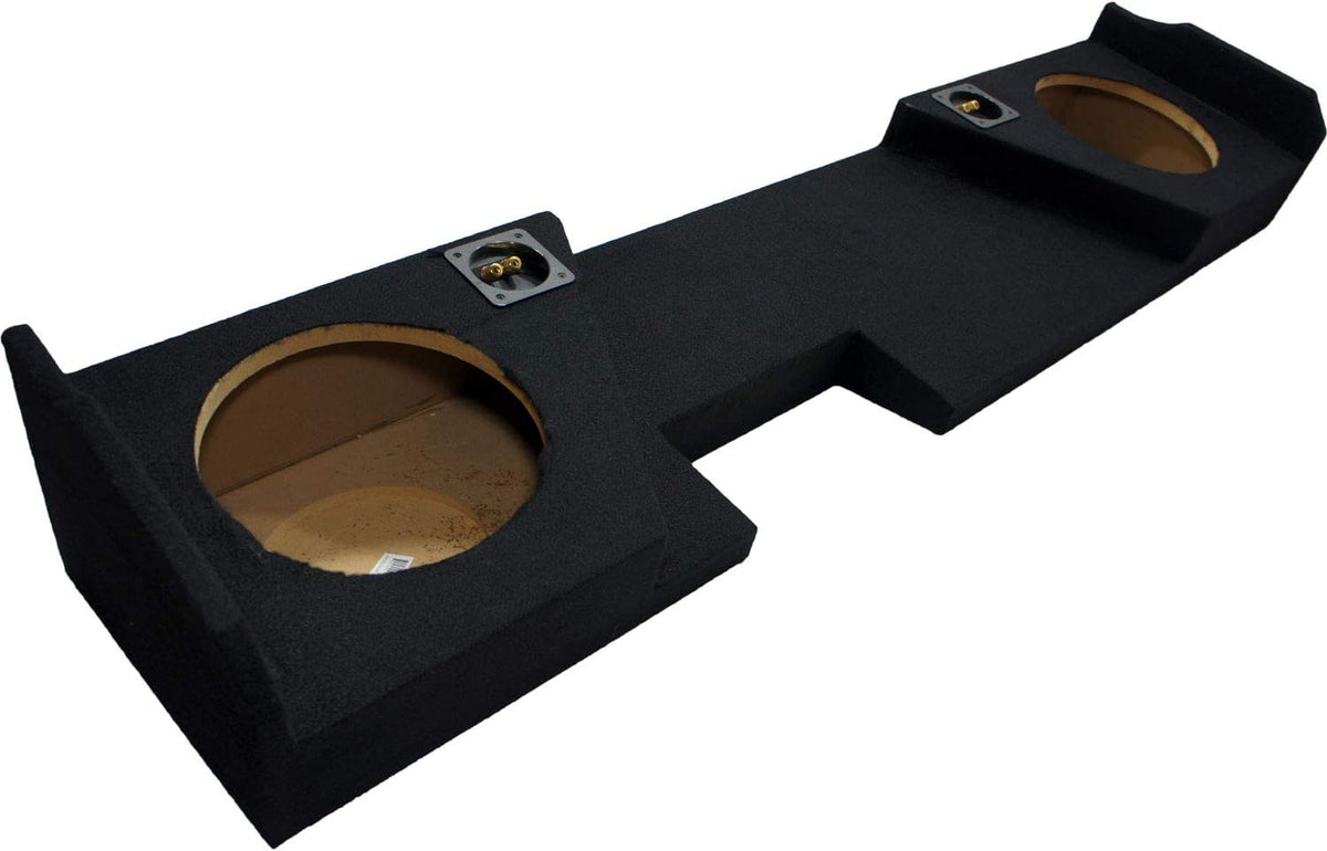 Compatible with 2014 - UP GMC Sierra Double Cab Dual 10 Sub Box Amp V2588