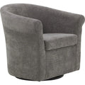 Gray Polyester Fabric Club Chair P388