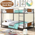 Full over Full Metal Bunk Beds Y1182