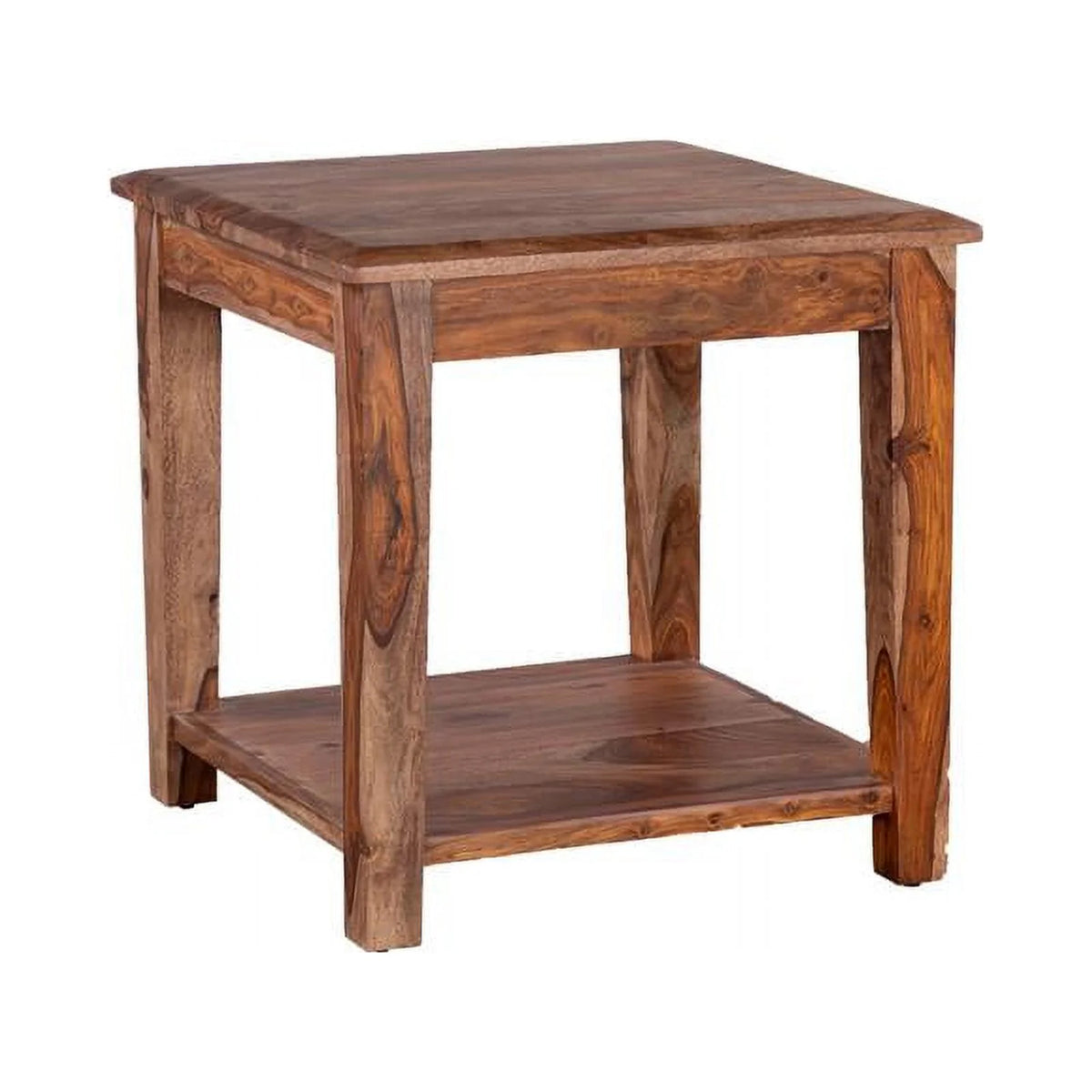 Solid Sheesham Wood End Table Y5269