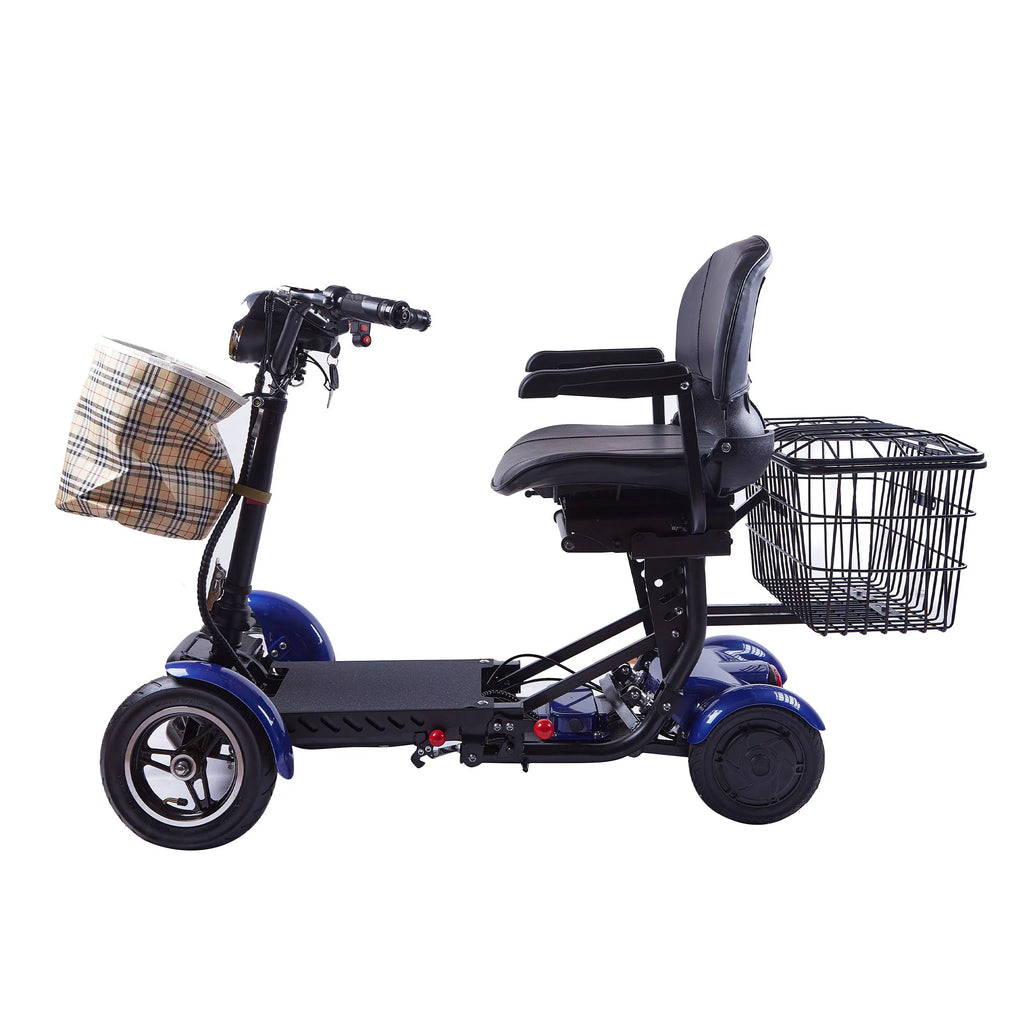 Blue Foldable Mobility Scooters A523
